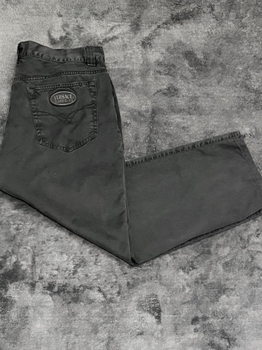 Vintage LGB If Six Was Nine Style 90s Versace V2 Medusa Logo Pants